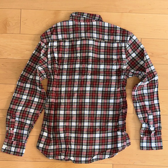 Crewcuts J Crew NWT plaid flannel shirt Boys 16 - Picture 6 of 7